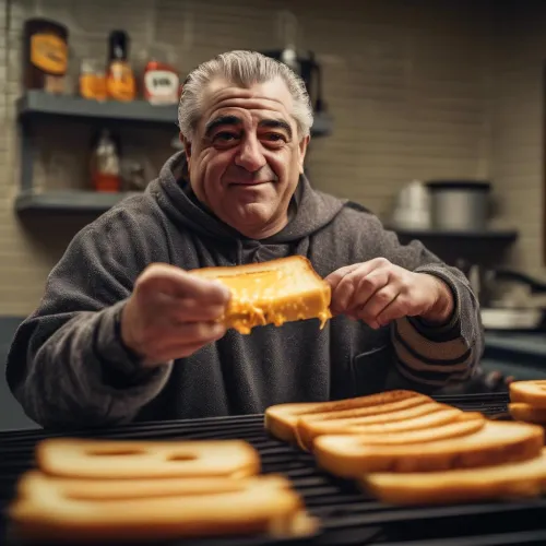 How about Phil Reatardo and he’s making grilled cheese on the radiator at night.