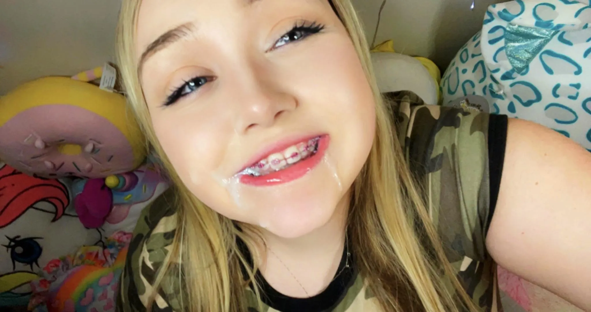 i am working on getting it all in my mouth instead of make a mess 😆 don’t worry, i licked it up!!