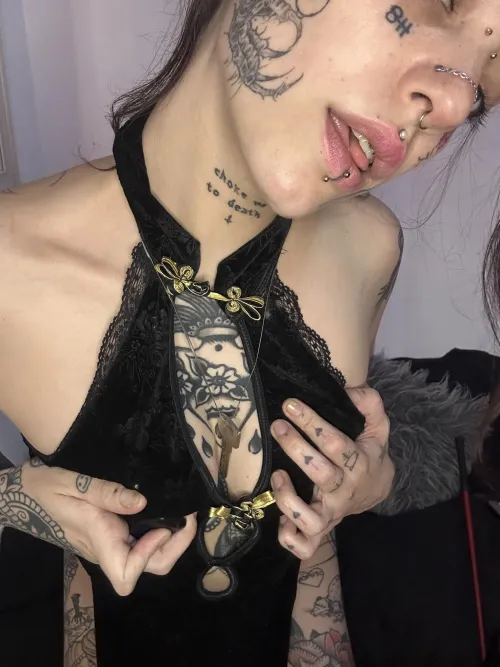 I like to show you off in my clothes.