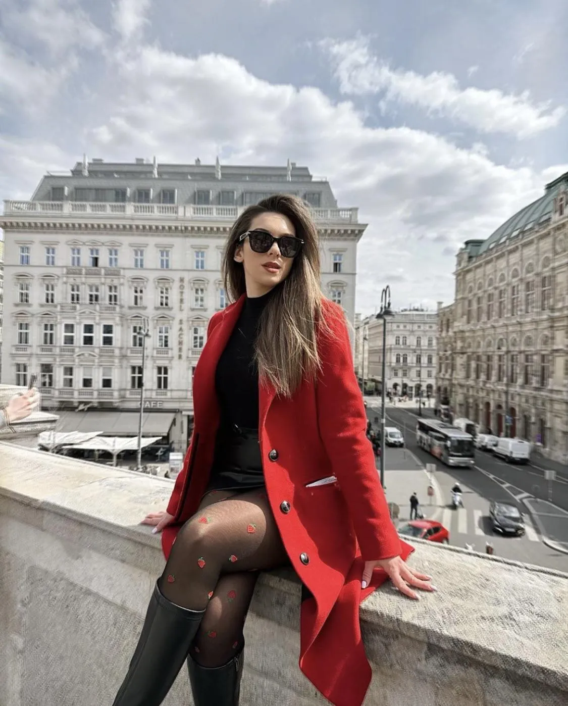 I love strawberries on pantyhose!