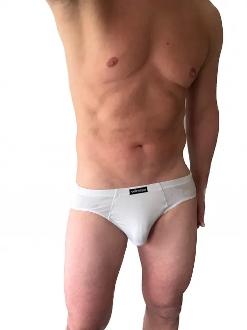 Is 48 too old to wear tighty whities?