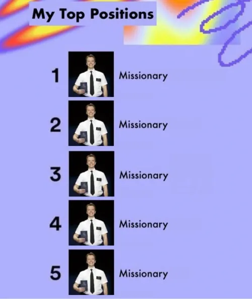 It's the best position, and we all know it