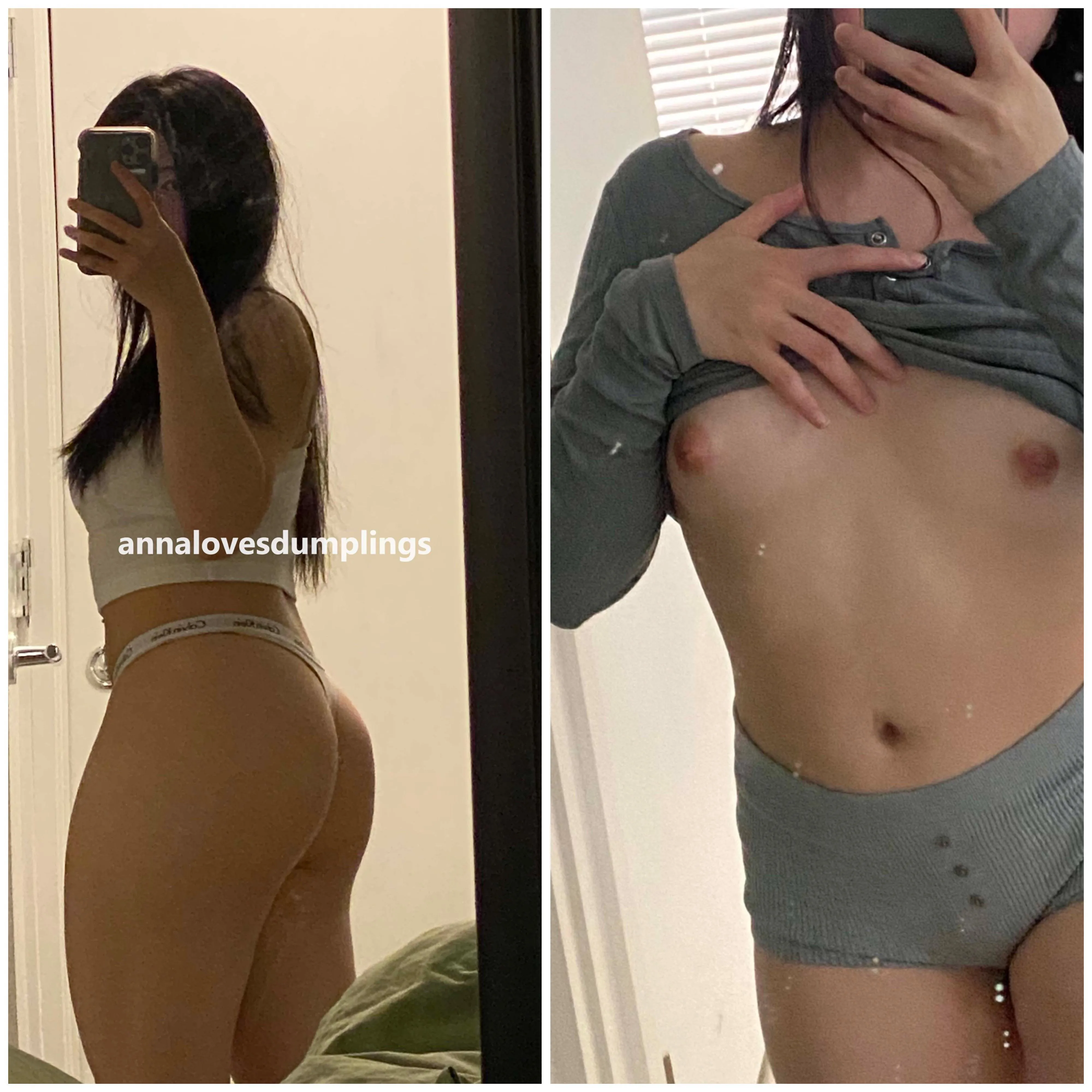 I’ve always been shy about my tiny boobs so I’ve been working on my ass 🥺