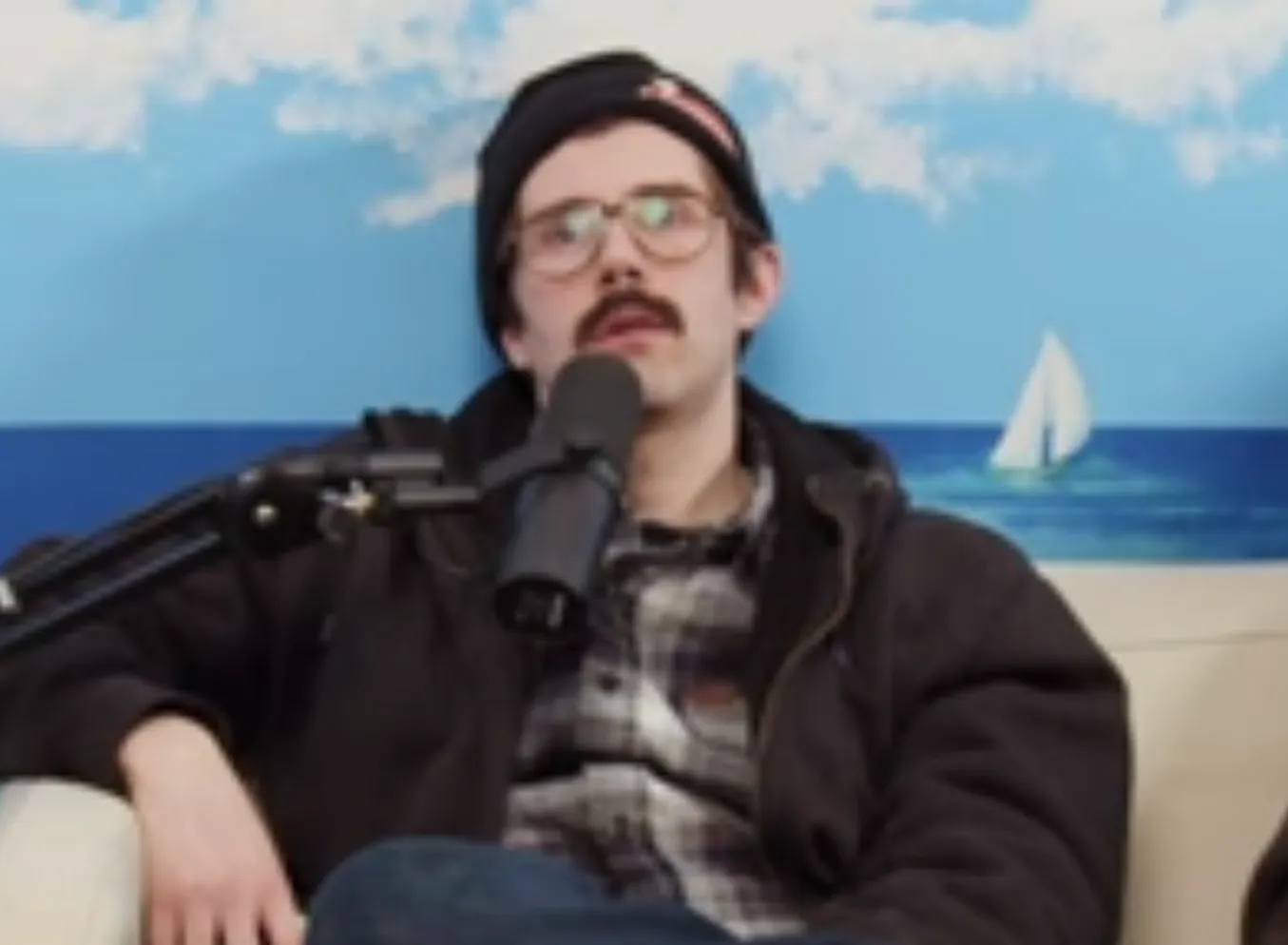 Nick listening to the calls