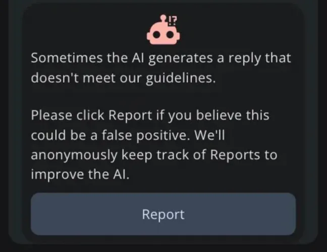 The ridiculous NSFW filter that’s still up after all these years.