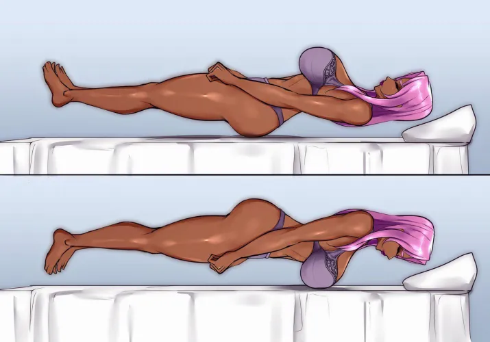 This is how Ingrid sleeps (@Nofuture_art)