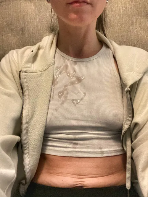 This top is so cum-stained