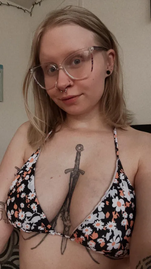 Went swimming yesterday