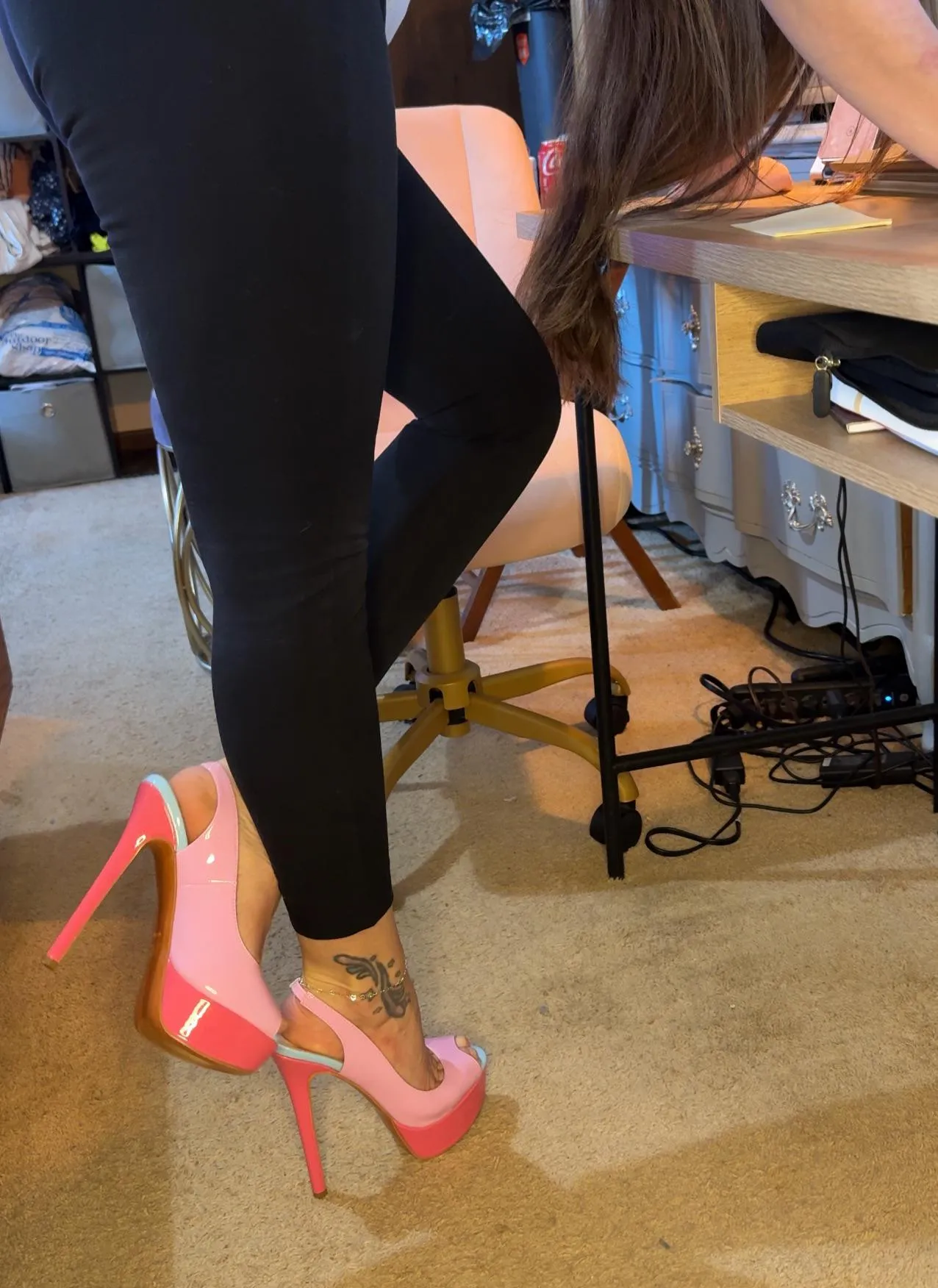 Would I tempt you as I work