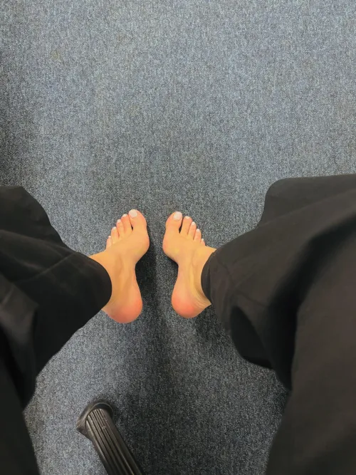 Would you like seeing my feet out in your office?
