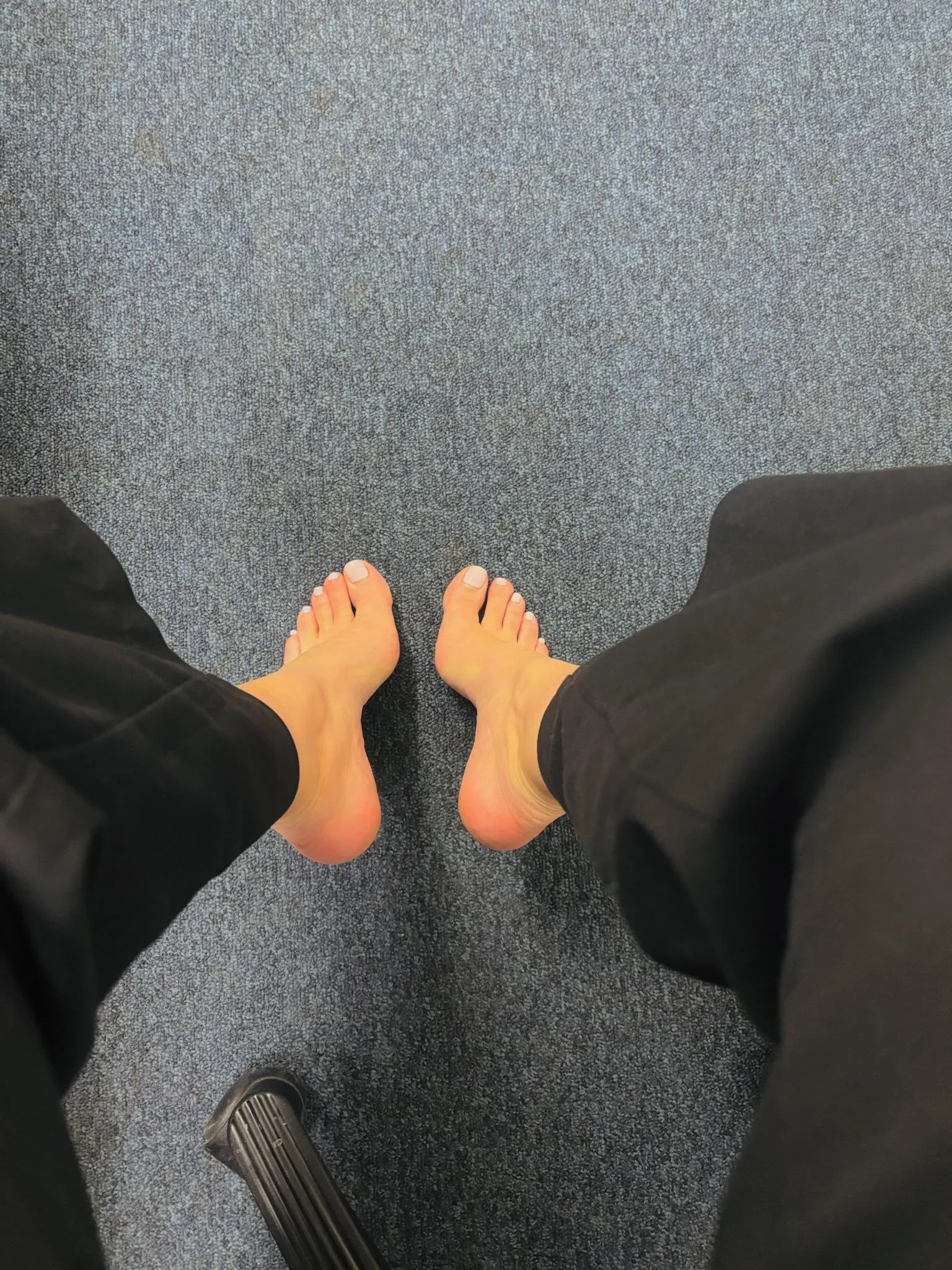 Would you like seeing my feet out in your office?