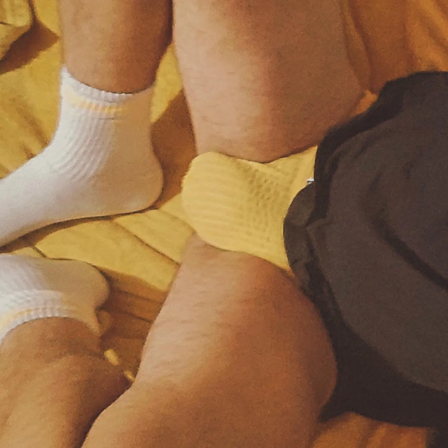 Yellow Jock for can be worn for however long you like 😉