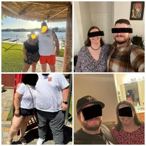 2 MF plus-sized, full swap couples looking for 3rd couple. We are M42F40 and M35F33. We host in San Tan Valley. Wives are bi, husbands are straight.