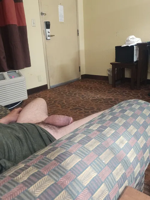 (45) Just me, my dick, and a shitty hotel room