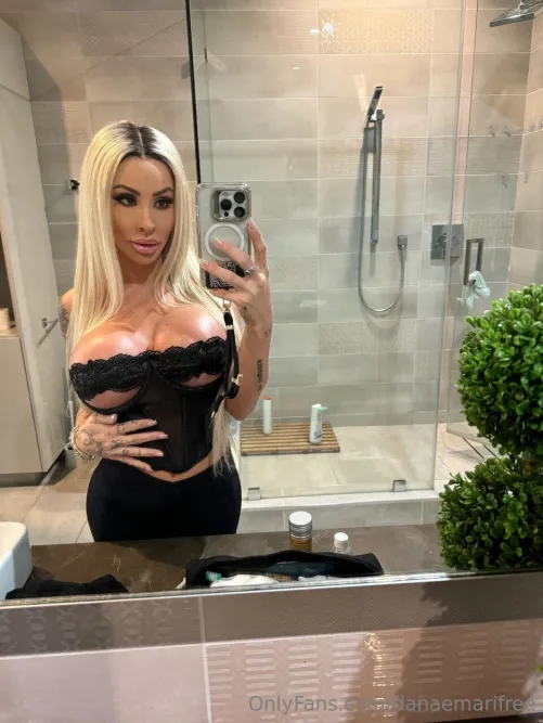Danae Mari - Big Tits Black Outfit