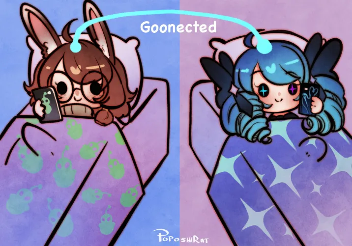 Gwen and Aurora are Goonected (Poposhirat)