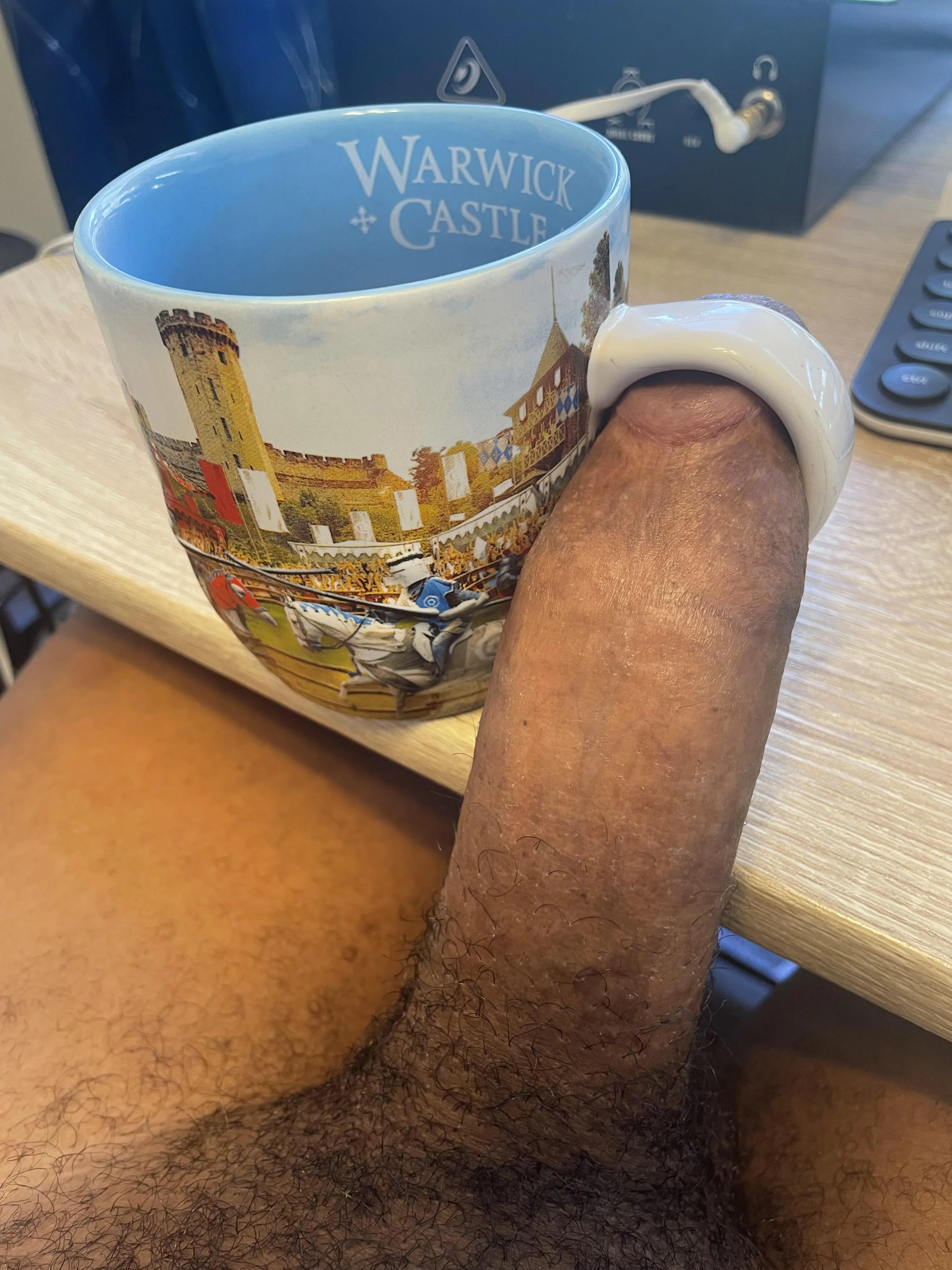 He’s always trying to steal my drinks