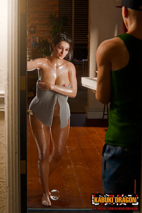 Jill Valentine - Getting Some Pizza (KabukiDragon)