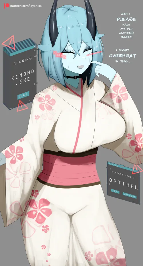 Kimono Robogirl [OC]