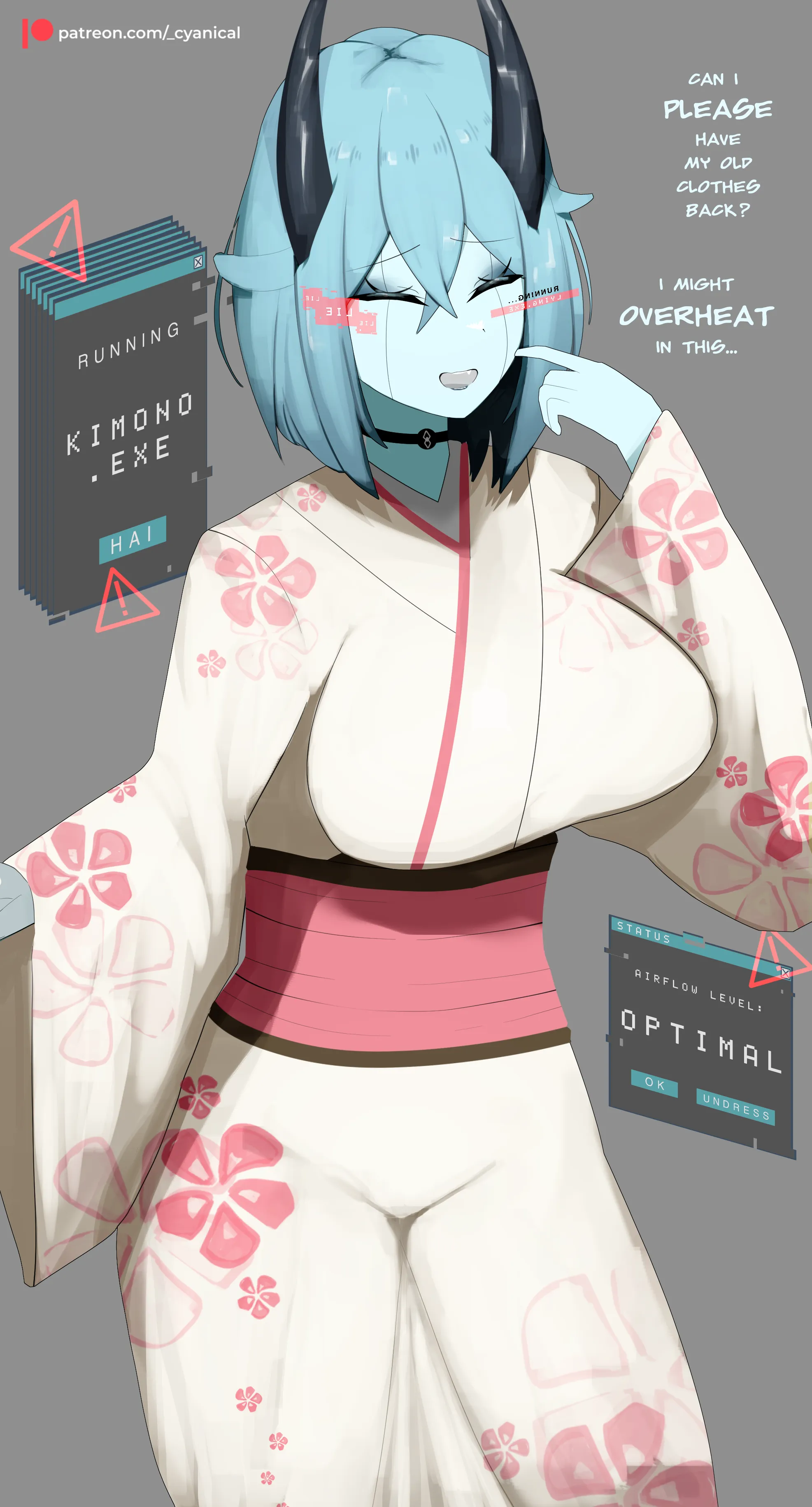 Kimono Robogirl [OC]