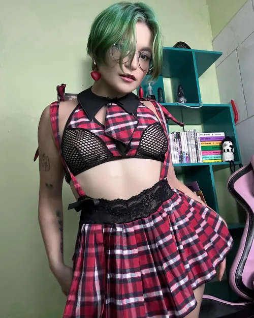 Let me introduce you to my manga collection and my tiny titties 💚