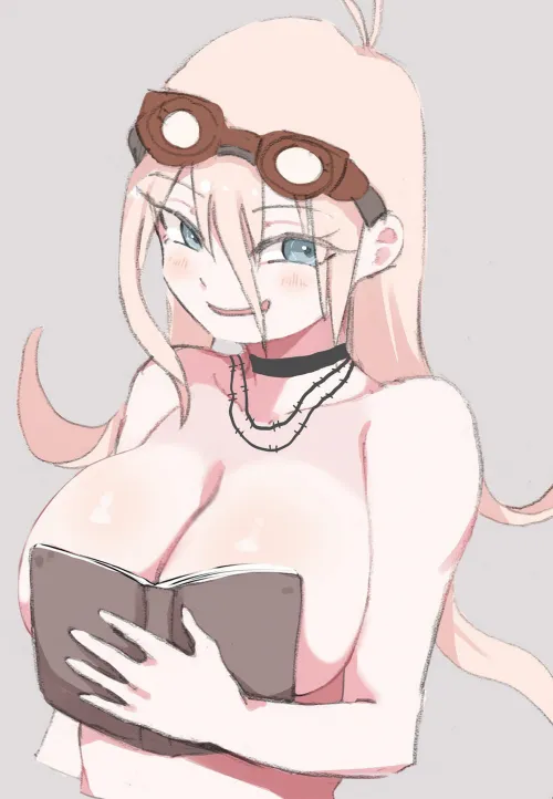 Miu doing the book trend (dadadaeki00)