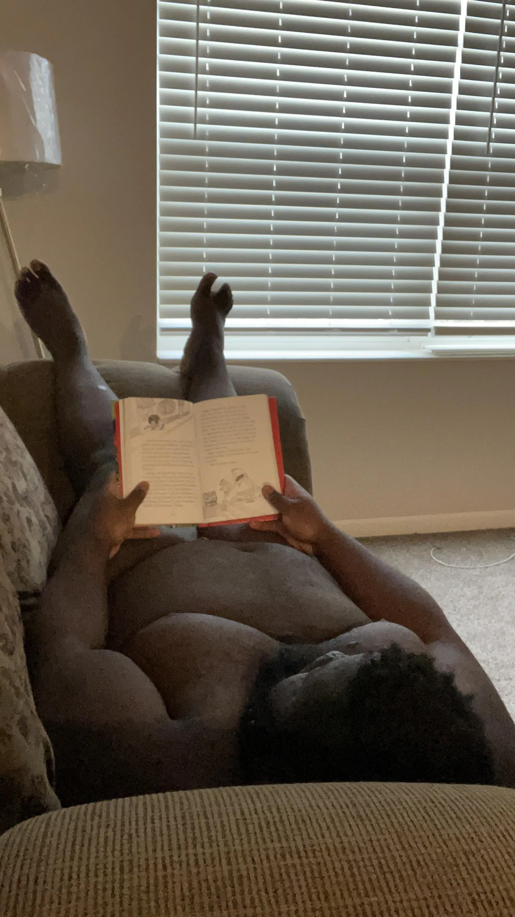 Nothin’ like reading a good book.