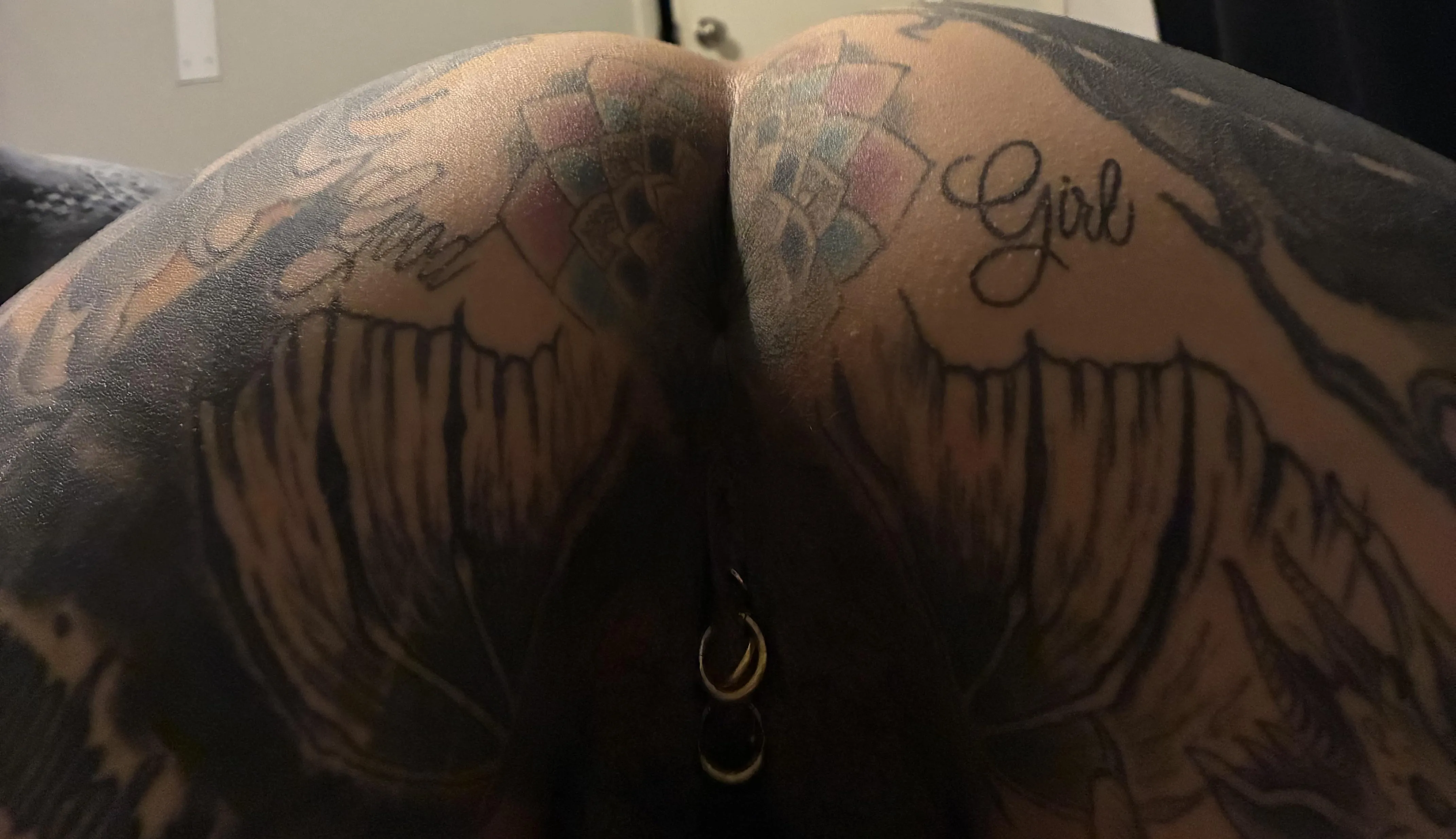 Pierced x Tatted Asian Pussy 🥰💕❤️