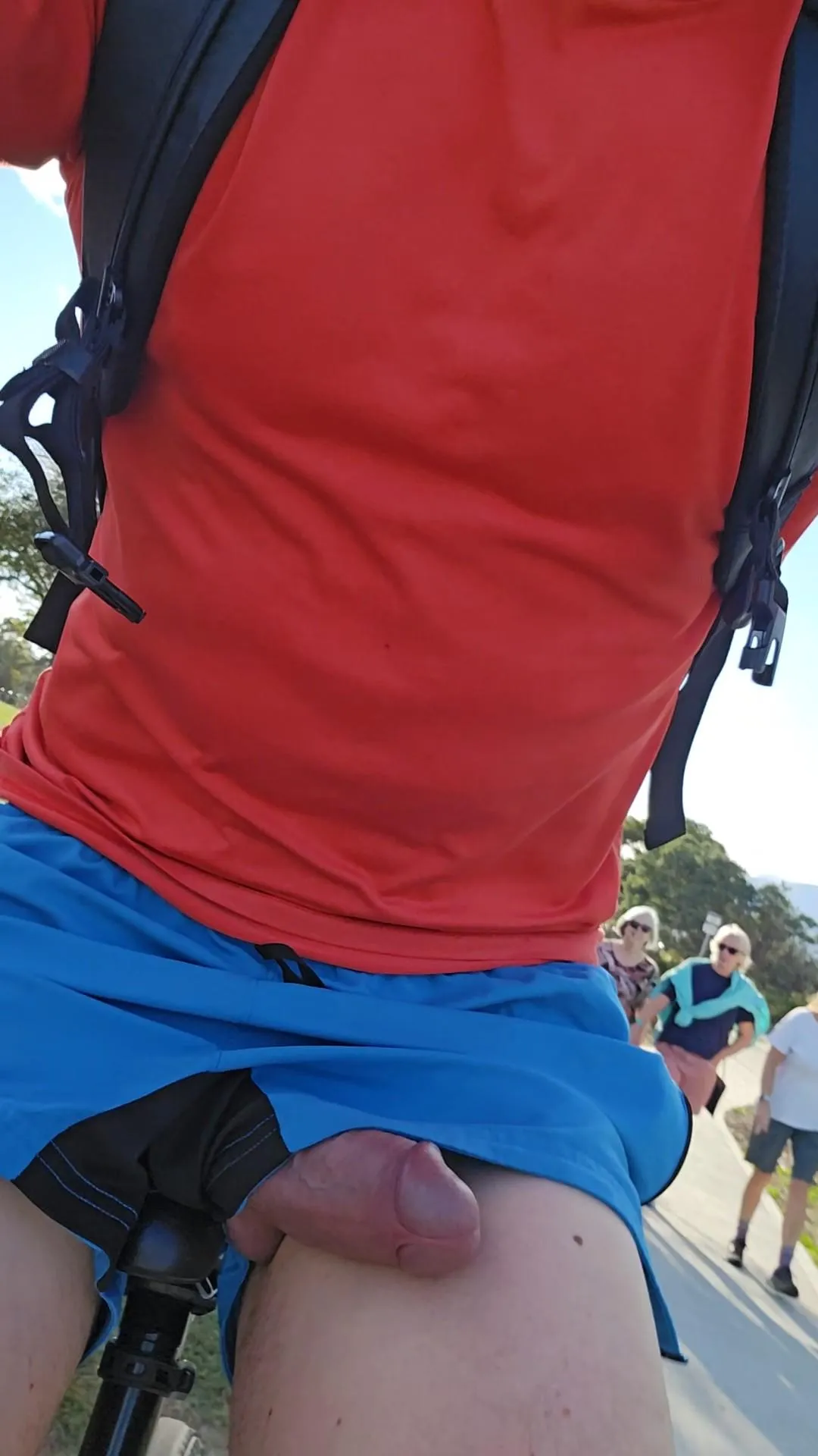 Popped out of my shorts on my ride