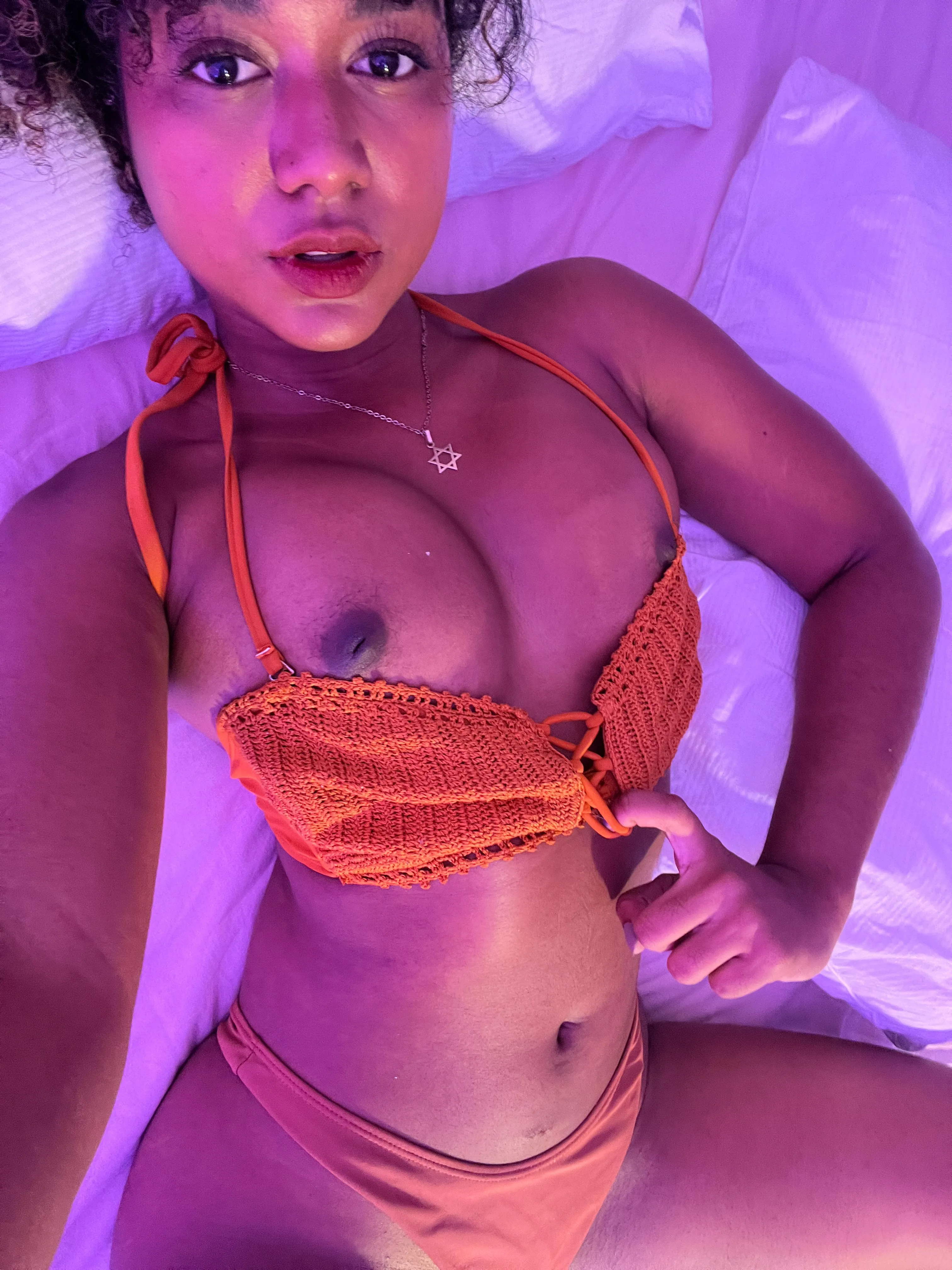 Revealing my Ebony boobs ;)