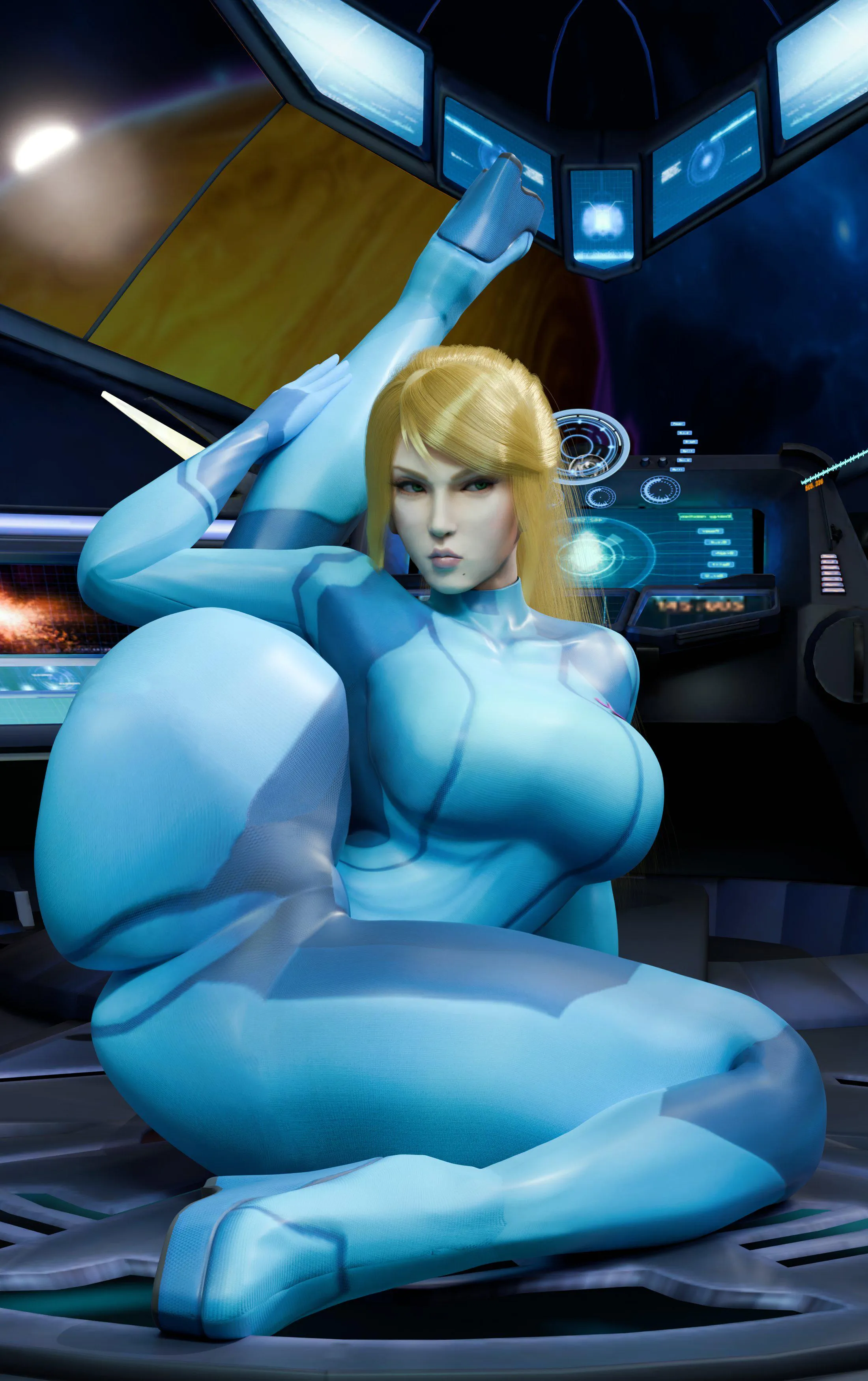 Samus Stretching [Straigtasan]