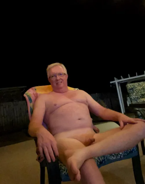 Another warm evening on the patio