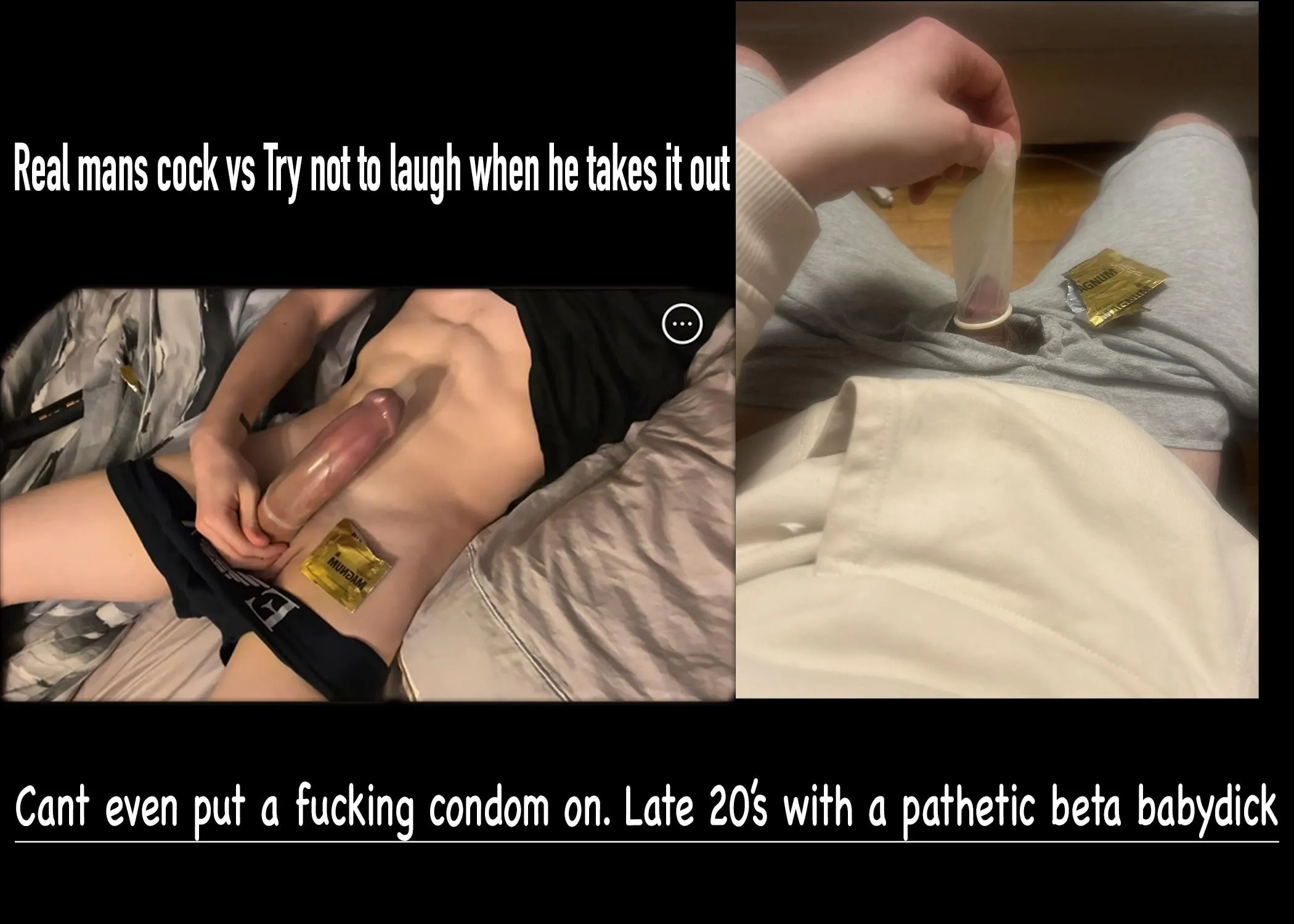 Be careful before you agree to a cuckold lifestyle. She dumped me because of how bad the sec was and now I’m online making memes about my beta dick…