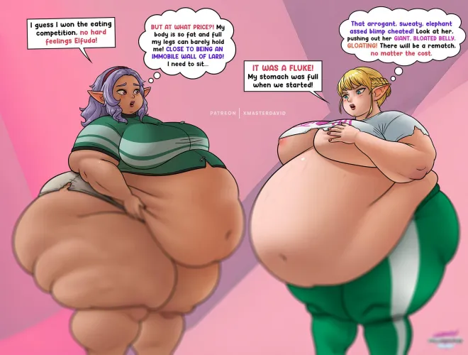 Elfuda and Kuroeda (By XMasterDavid)