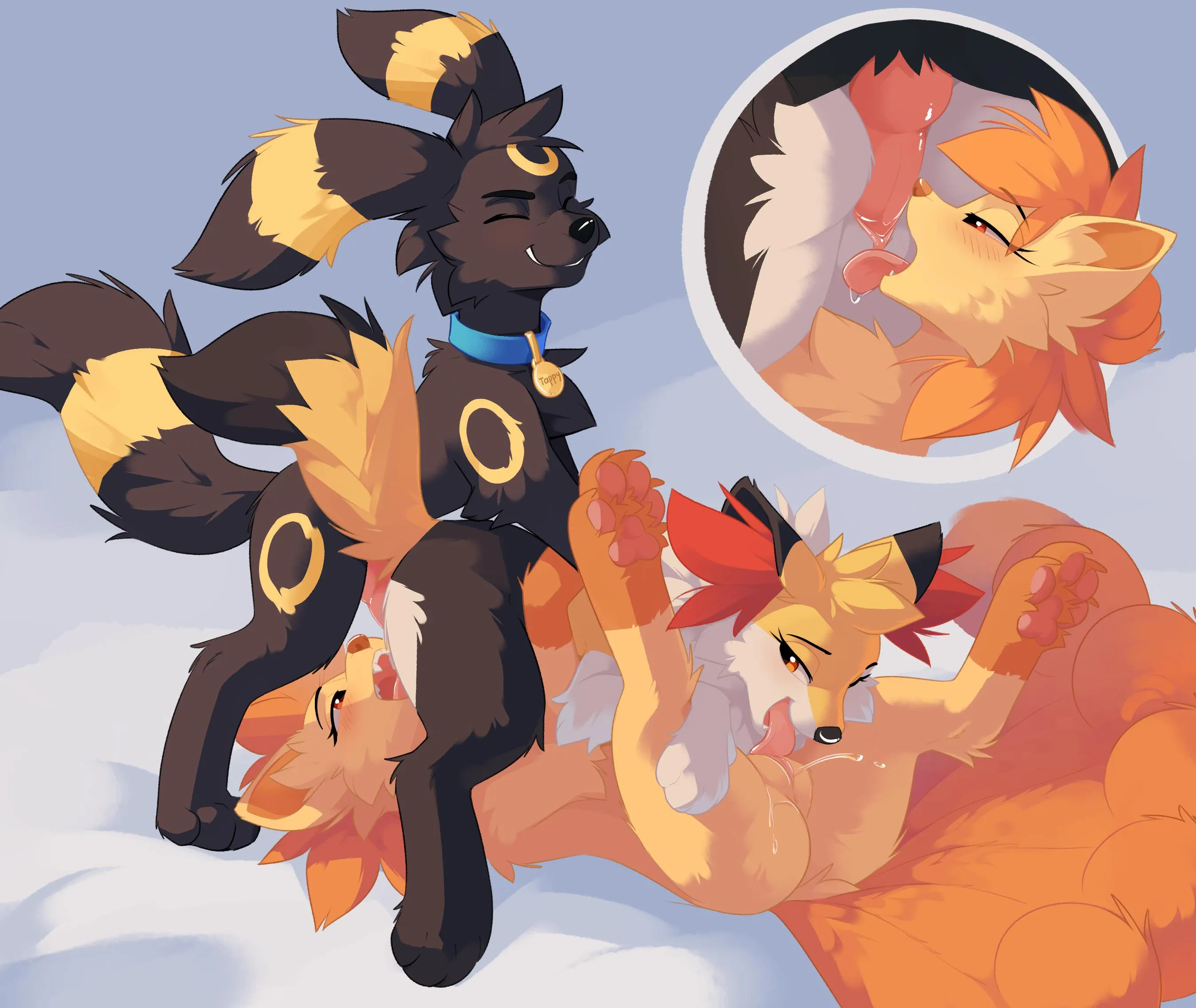 Heated Pokémon Battle :3 (dream_weaver_pony) [mff]