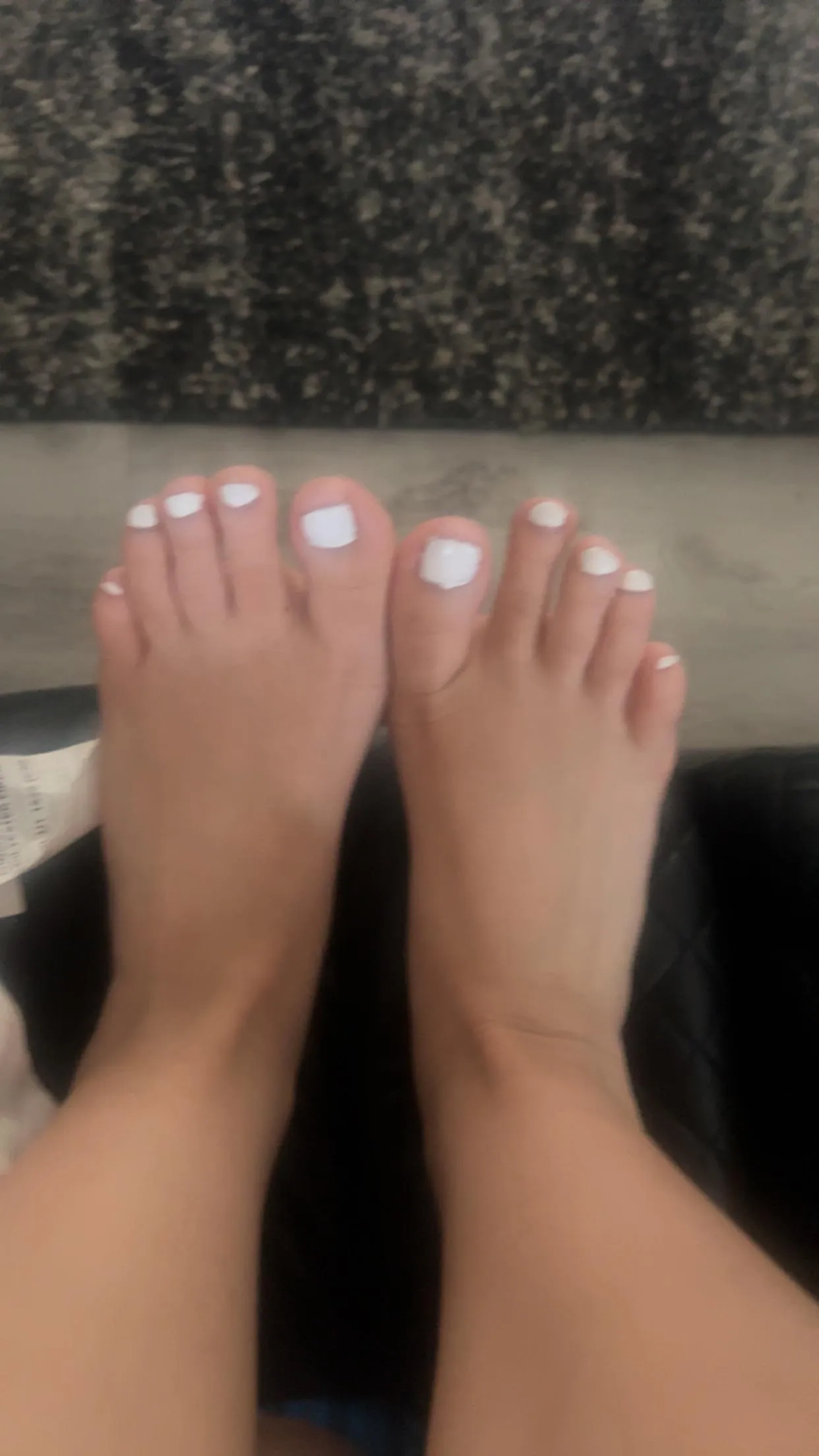 I see you drooling for my feet.