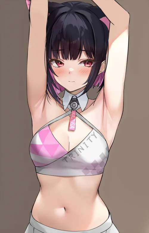 Kazusa arms up