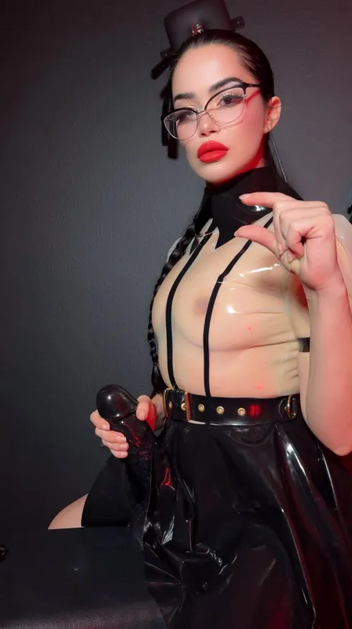 Mommy is ready to humiliate that cock.