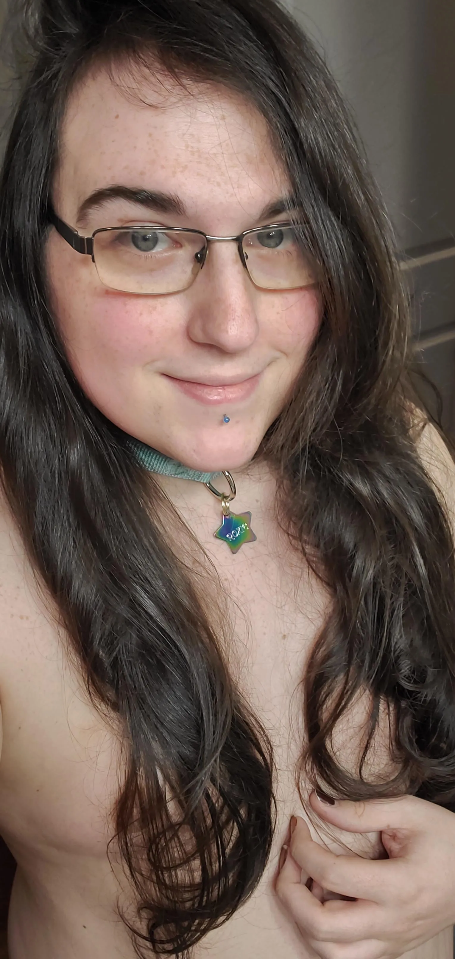 Puppy got her first collar! 🥰🐶