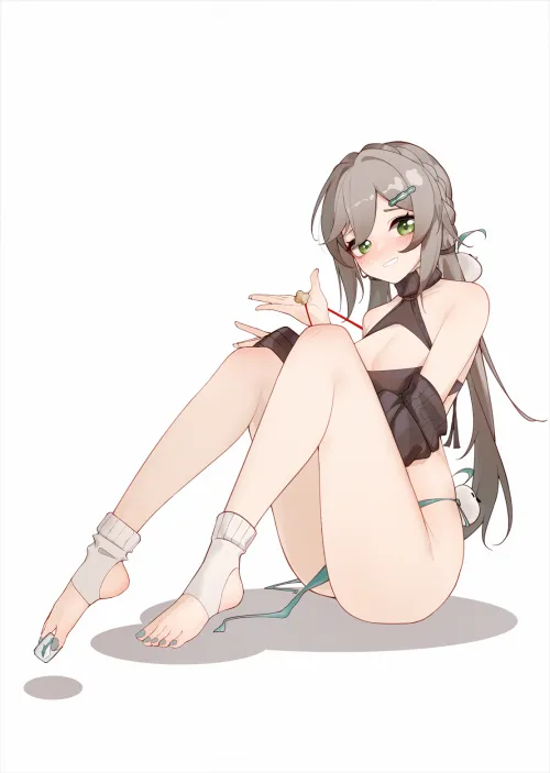Qingque's delicious legs and thighs [Honkai: Star Rail]