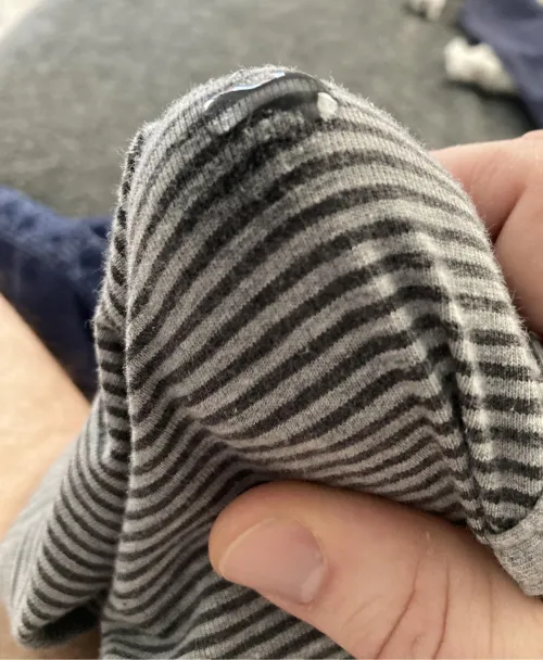 Soaking through after edging for an hour