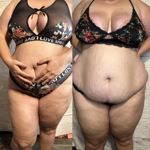 The effect marrying a feeder has had on my body