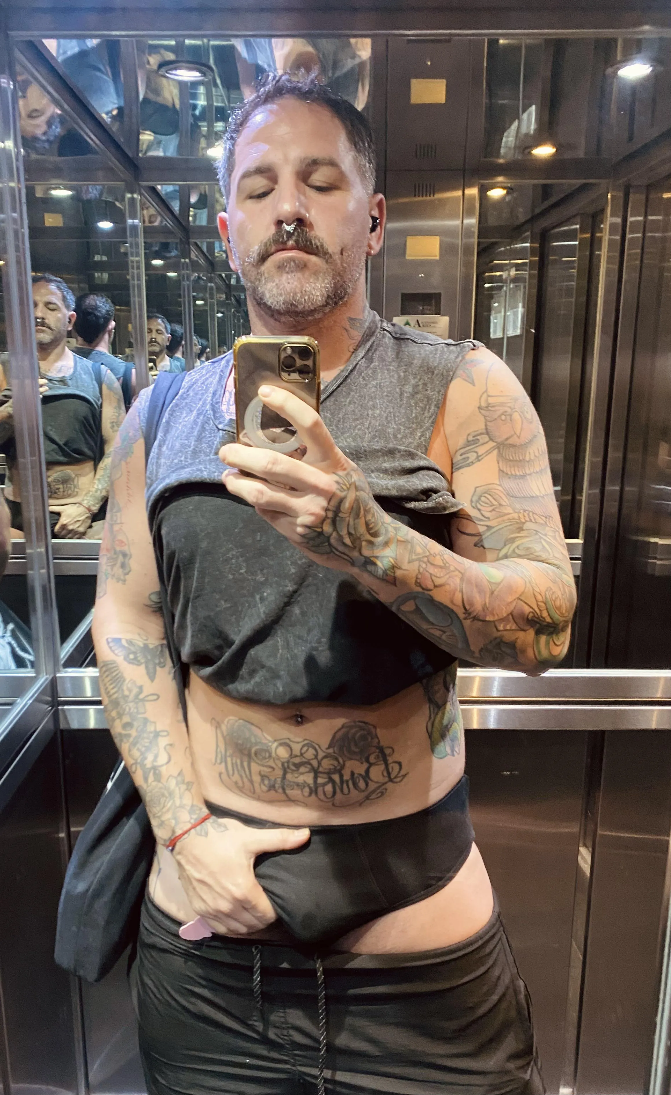 [37]I would like you to tell me what you would do if you got into the elevator and found me like this.