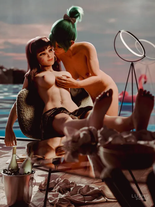 D.Va & Kiriko (lushe)