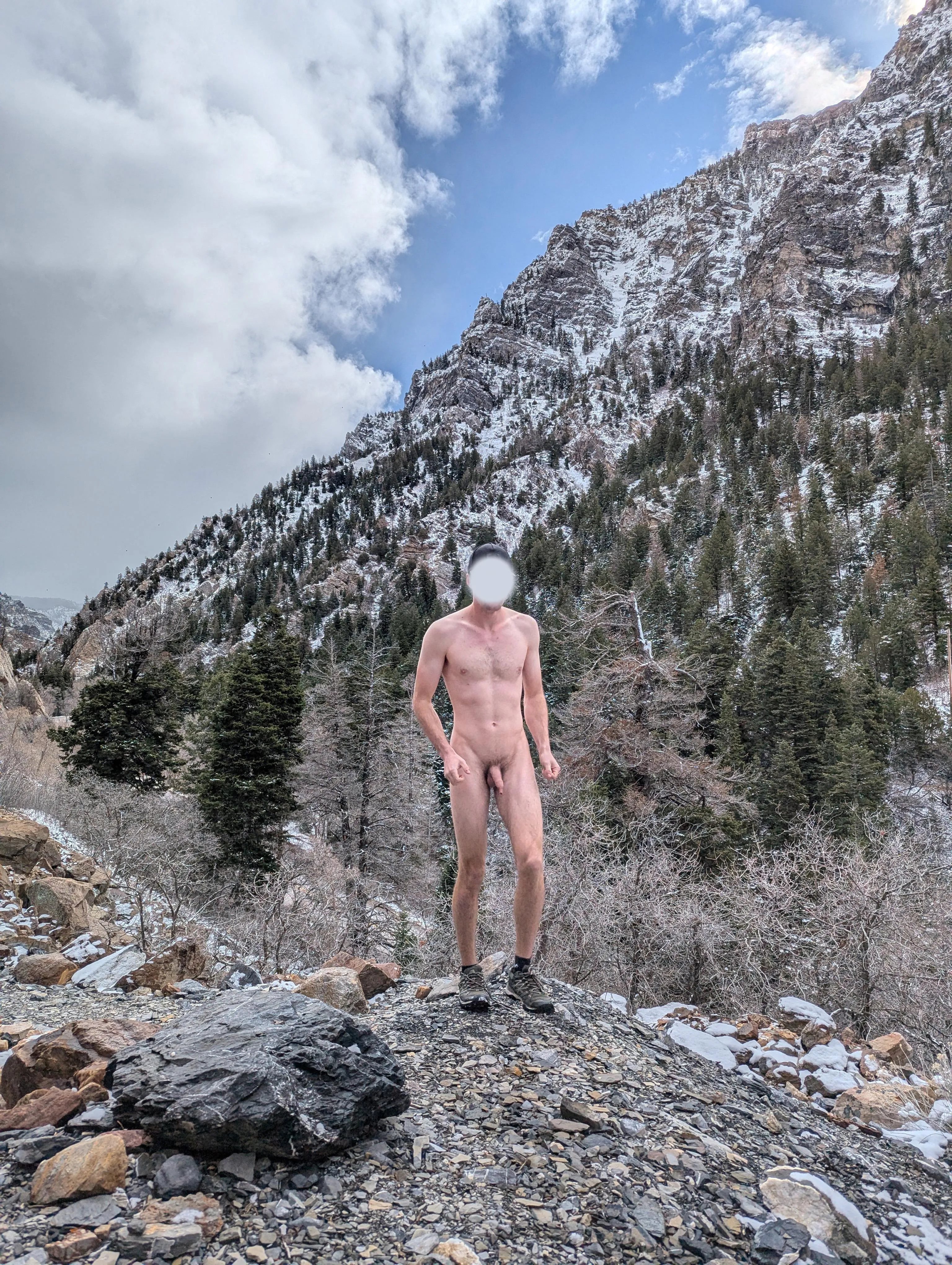 Exploring in the cold the other day