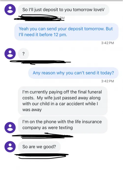 I’m actually speechless. I hope to god this man is lying cuz wtf.