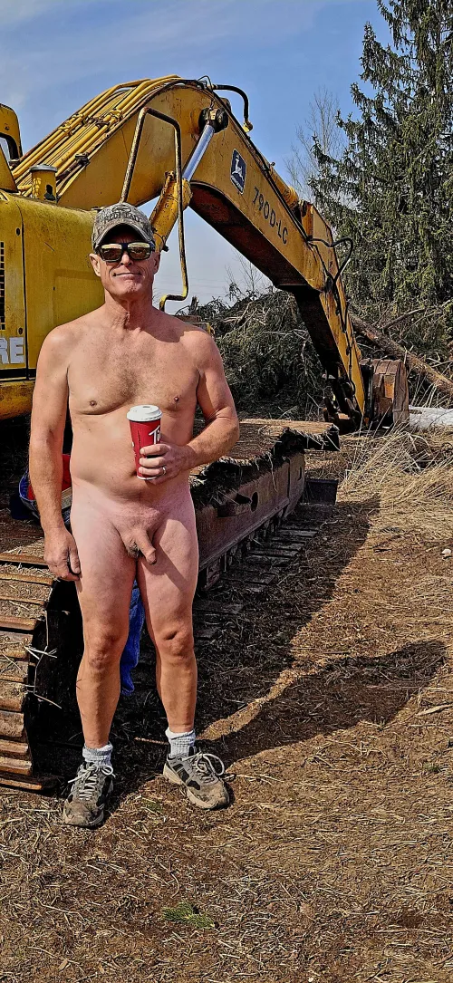 Just enjoying a coffee outdoors