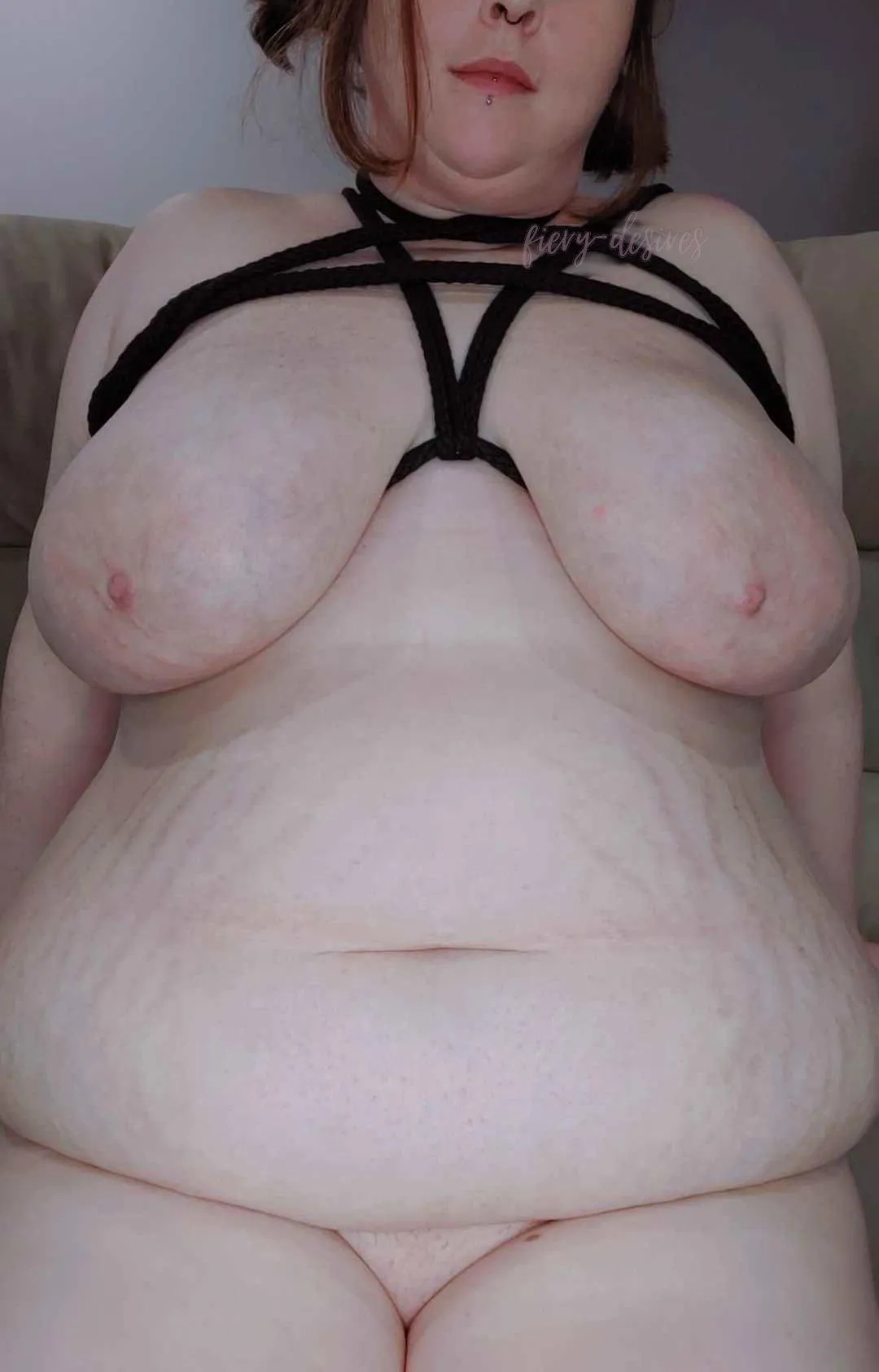 My tits are tied for easy manhandling ~