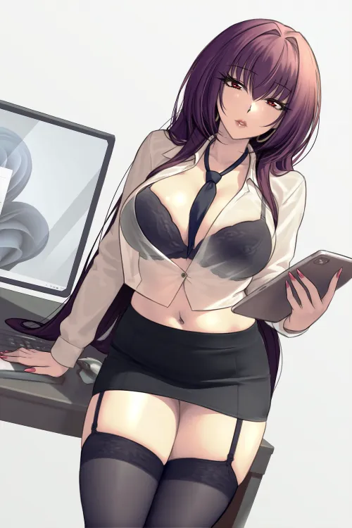 Office Lady Scathach [Fate/GO]