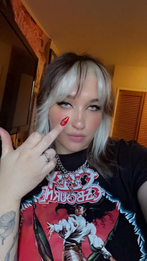 When her playlist goes harder than yours poser